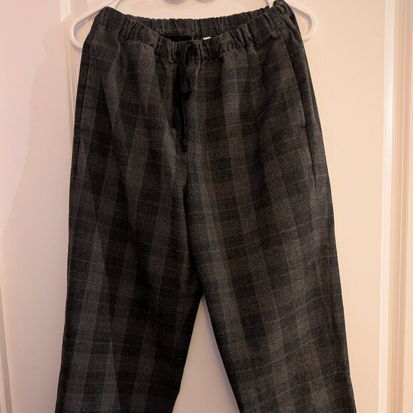 Aritzia The Group Babaton Jimmy Plaid Drawstring Pants (Size Medium) - Picture 1 of 4